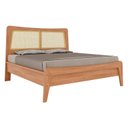 Ver imagem 1 de Cama Ricco Queen Madeira com Palhinha Amêndoa