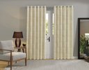 Ver imagem 1 de Cortina Jacquard para Sala/quarto 200x180| Admirare:champanhe