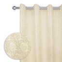 Ver imagem 2 de Cortina Jacquard para Sala/quarto 200x180| Admirare:champanhe