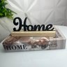 Conjunto decoração livro Home + palavra home de madeira - 2