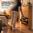 Ver imagem 4 de Sapateira Vertical Armário 3 Portas 66cm Dara Cedro R03 - Mpozenato