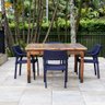 Cadeira Velvet Fibra, alumínio para jardim, sala externa e piscina Artdville - 4