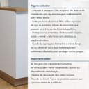 Ver mais imagens de Balcão 1 Porta com Rodapé 20cm 100% MDF Rainha Branco/Nature