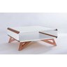 MESA DE CENTRO QUADRADA BRANCA PRESLEY 70X70CM - 3