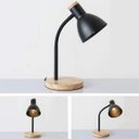 Ver imagem 7 de Luminária Mesa Abajur 50cm Articulada Flexível + Lâmpada Led Pt-03 Cor: Preto