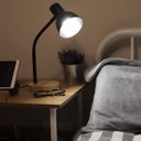 Ver imagem 3 de Luminária Mesa Abajur 50cm Articulada Flexível + Lâmpada Led Pt-03 Cor: Preto