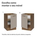 Ver imagem 4 de Balcão de Cozinha 50cm 1 Porta (sem Tampo) Rustic/crema Agata Madesa