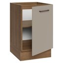 Ver imagem 6 de Balcão de Cozinha 50cm 1 Porta (sem Tampo) Rustic/crema Agata Madesa