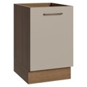 Ver imagem 1 de Balcão de Cozinha 50cm 1 Porta (sem Tampo) Rustic/crema Agata Madesa