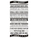 Ver imagem 1 de Adesivo Decorativo para Parede e Porta - Oração Pai Nosso