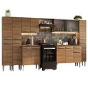 Ver imagem 3 de Armário de Cozinha Completa 325cm Rustic Emilly Madesa 03