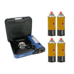 Fogareiro Camping Cozinha Frontier Flex Azul Nautika + 04 - 2