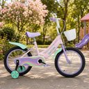 Ver imagem 1 de Bicicleta Infantil Aro 16 Menina Rosa com Rodinhas