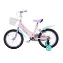 Ver imagem 3 de Bicicleta Infantil Aro 16 Menina Rosa com Rodinhas