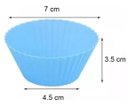 Ver imagem 3 de Kit 12 Formas Silicone Mini Cupcake Bolo Muffin Assadeira