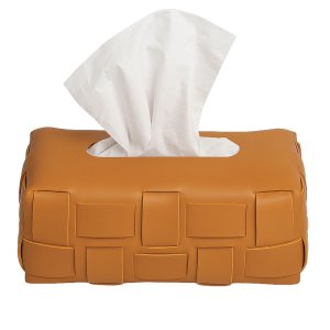 Porta-lenço Decorativo em Pu Trançado - Mart