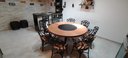Ver imagem 5 de Conjunto de Jantar Mesa 1,60m Madeira Giratória 8 Cadeiras Malbec - Preto