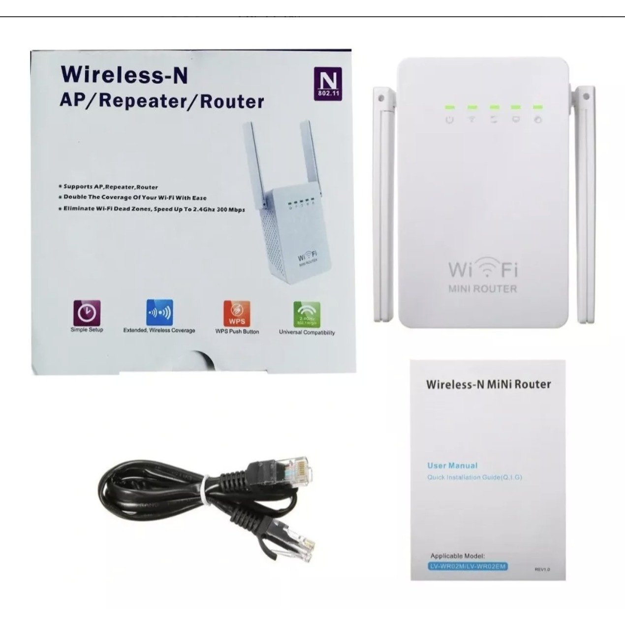 Repetidor Roteador Wifi Amplificador de Sinal Wireless 2 Antenas 1200mbps SW183 - 6