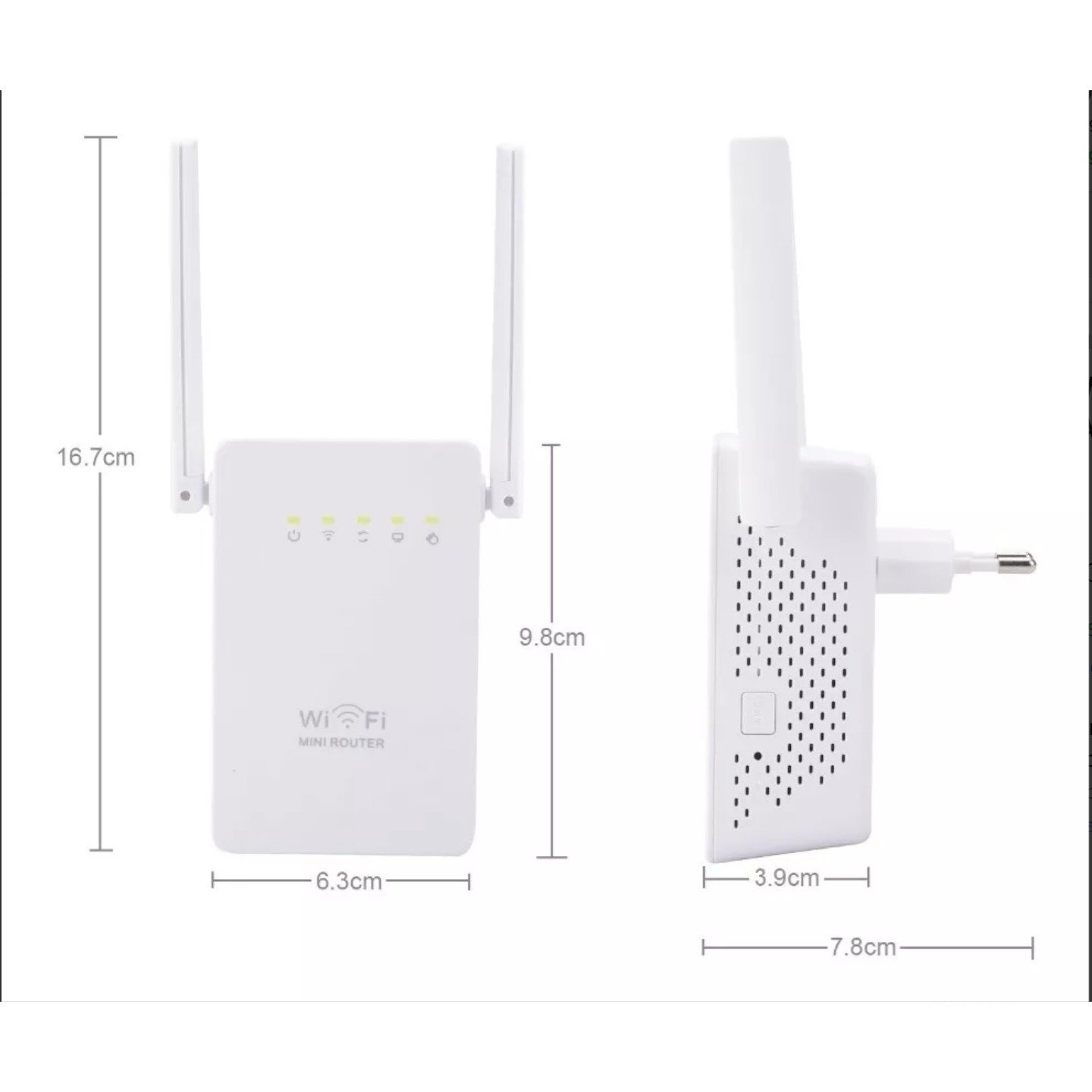 Repetidor Roteador Wifi Amplificador de Sinal Wireless 2 Antenas 1200mbps SW183 - 2