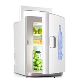 MINI GELADEIRA REFRIGERADOR FRIGOBAR E AQUECEDOR RETRO 10L 10 LITROS PARA CASA E CARRO 220V - 2