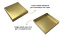 Ver imagem 3 de Ralo Dourado Tampa Oculta 10x10 By Fineza