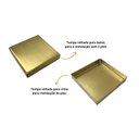 Ver imagem 3 de Ralo Dourado Tampa Oculta 10x10 By Fineza