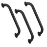 Barra de Apoio Inox Alça Preto Fosco 40cm Kit 3 Unidades Deficiente Acessibilidade Idoso - 1