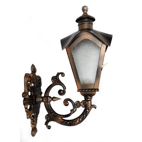 Arandela de Ferro Colonial Sinhá Cor Cobre Incolustre