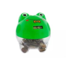 COFRE COFRINHO INFANTIL CONTADOR DE MOEDAS PORQUINHO DIGITAL SAPINHO - 2
