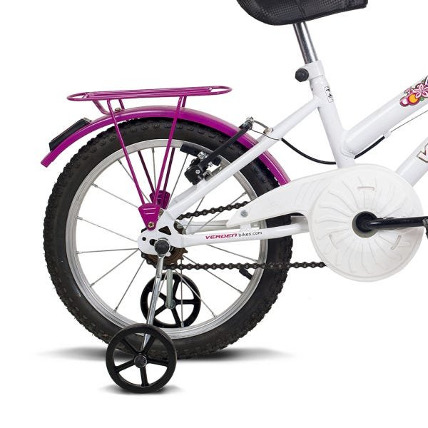Bicicleta Infantil Aro 16 Breeze Branco e Pink Verden Bikes - 3