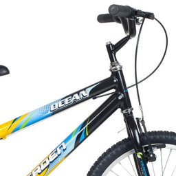 BICICLETA INFANTIL ARO 20 OCEAN PRETO E AMARELO VERDEN BIKES - 4