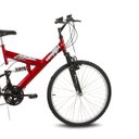 Ver imagem 2 de BICICLETA ARO 26 RADIKALE PRETO E VERMELHO VERDEN BIKES