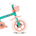 Ver imagem 2 de Bicicleta Infantil Aro 12 Paty Verde e Salmão Verden Bikes
