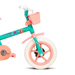 Bicicleta Infantil Aro 12 Paty Verde e Salmão Verden Bikes - 2 Bicicleta Infantil Aro 12 Paty Verde e Salmão Verden Bikes - 2