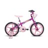 BICICLETA INFANTIL ARO 16 FOFYS PINK E ROSA VERDEN BIKES - 1