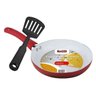 Kit Frigideira Cerâmica Nº22 + Espatula Vermelha - 1
