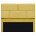 Ver imagem 2 de Cabeceira Solteiro Brick P02 90 cm para cama Box Suede - Doce Sonho Móveis CABECEIRA SOLTEIRO CABECE