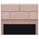 Ver mais imagens de Cabeceira Solteiro Brick P02 90 cm para cama Box Suede - Doce Sonho Móveis CABECEIRA SOLTEIRO CABECE