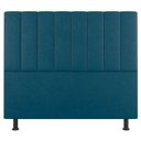 Ver imagem 5 de Kit Cabeceira E Baú Cama Box King 195Cm Suede Turquesa