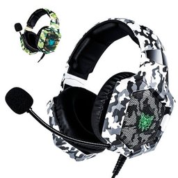 Fone Gamer Headset K8 LED Onikuma xbox Ps4 Pc Rgb Camuflado - 5