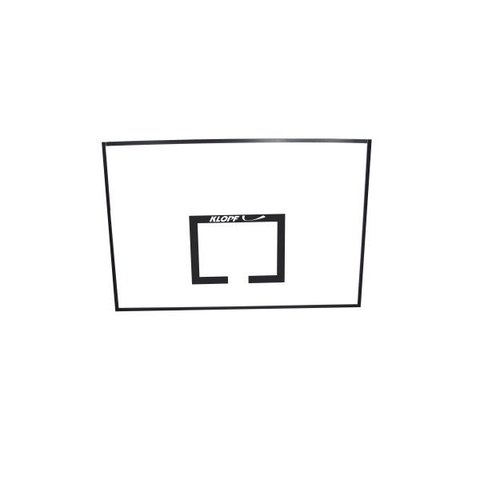 Tabela Basquete Juvenil 0,80 X 1,20 Klopf 1023 - 18mm Compensado Naval Unitário sem Aro