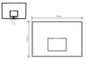 Ver imagem 5 de Tabela Basquete individual Oficial Klopf 1021 1,80 x 1,20 m Compensado Naval sem Aro