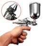 PISTOLA AEROGRAFICA DE PINTURA AEROGRAFO 0,5MM DE GRAVIDADE ALTA PRESSAO HVLP COM LEQUE AJUSTAVEL - 4