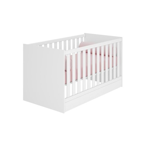 Berço Mini Cama Doce Sonho Branco - Qmovi