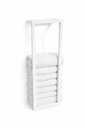 Ver imagem 1 de Porta Toalhas Toalheiro Estilo Estilo Industrial Aço Moderno Branco