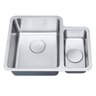 Cuba de cozinha de aço inox 1mm escovado F201 58x45x18,5cm - 1