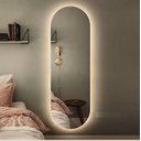 Ver imagem 5 de Espelho Lapidado Oval Iluminado com led quente - 50X100cm Woodglass oval quente 50x100cm