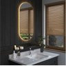 Espelho Lapidado Oval Iluminado com led quente - 50X100cm Woodglass oval quente 50x100cm - 11