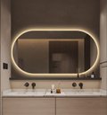 Ver imagem 3 de Espelho Lapidado Oval Iluminado com led quente - 50X100cm Woodglass oval quente 50x100cm