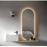Espelho Lapidado Oval Iluminado com led quente - 50X100cm Woodglass oval quente 50x100cm - 12